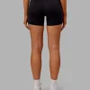 Rep Ultra High-Rise 4" Short Pockets - Black-Ultra Orange