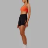 Rep Ultra High-Rise 4" Short Pockets - Black-Ultra Orange