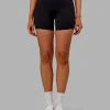 Rep Ultra High-Rise 4" Short Pockets - Black-Ultra Orange