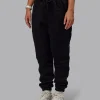 MVP Quilted Track Pant - Black-Geometric