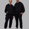 MVP Quilted Track Pant - Black-Geometric
