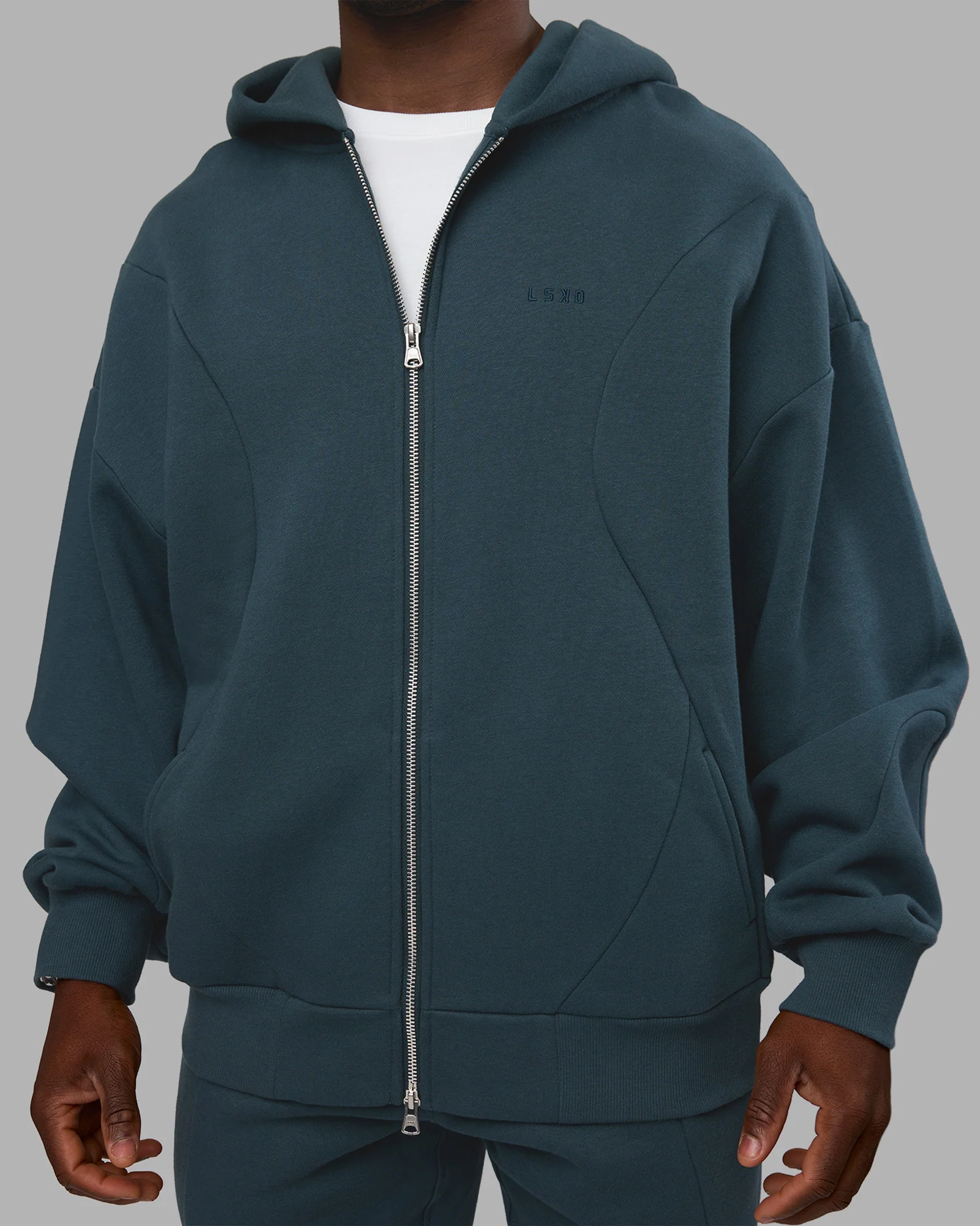 18670-stream-oversized-panel-zip-hoodie-deep-sea-7.webp Stream Oversized Panel Zip Hoodie - Deep Sea