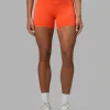 Fusion Ultra High-Rise 4" Short Pockets - Ultra Orange