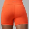 Fusion Ultra High-Rise 4" Short Pockets - Ultra Orange