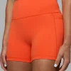 Fusion Ultra High-Rise 4" Short Pockets - Ultra Orange