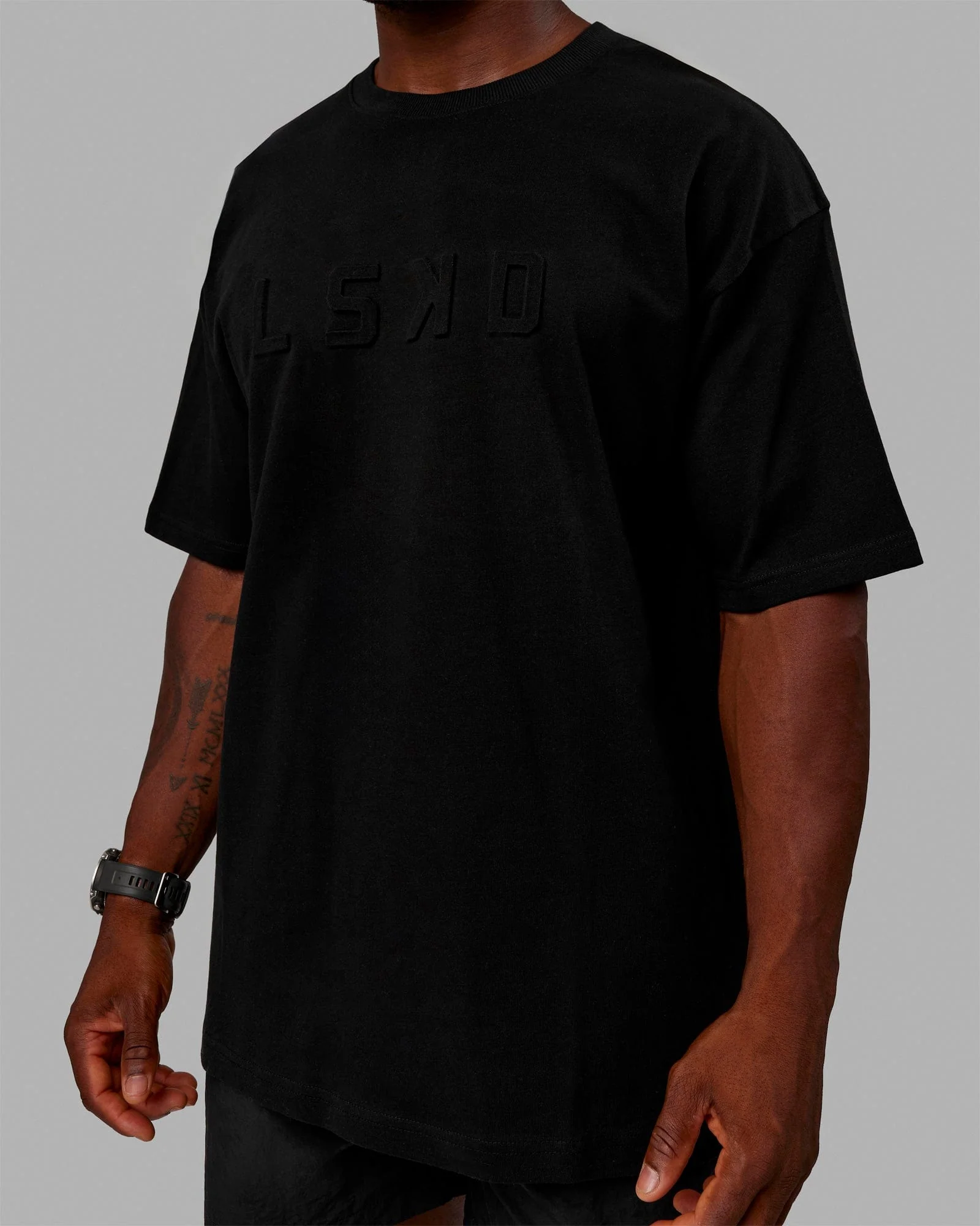 Stamped 2.0 Heavyweight Tee Oversize - Black