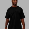 Stamped 2.0 Heavyweight Tee Oversize - Black