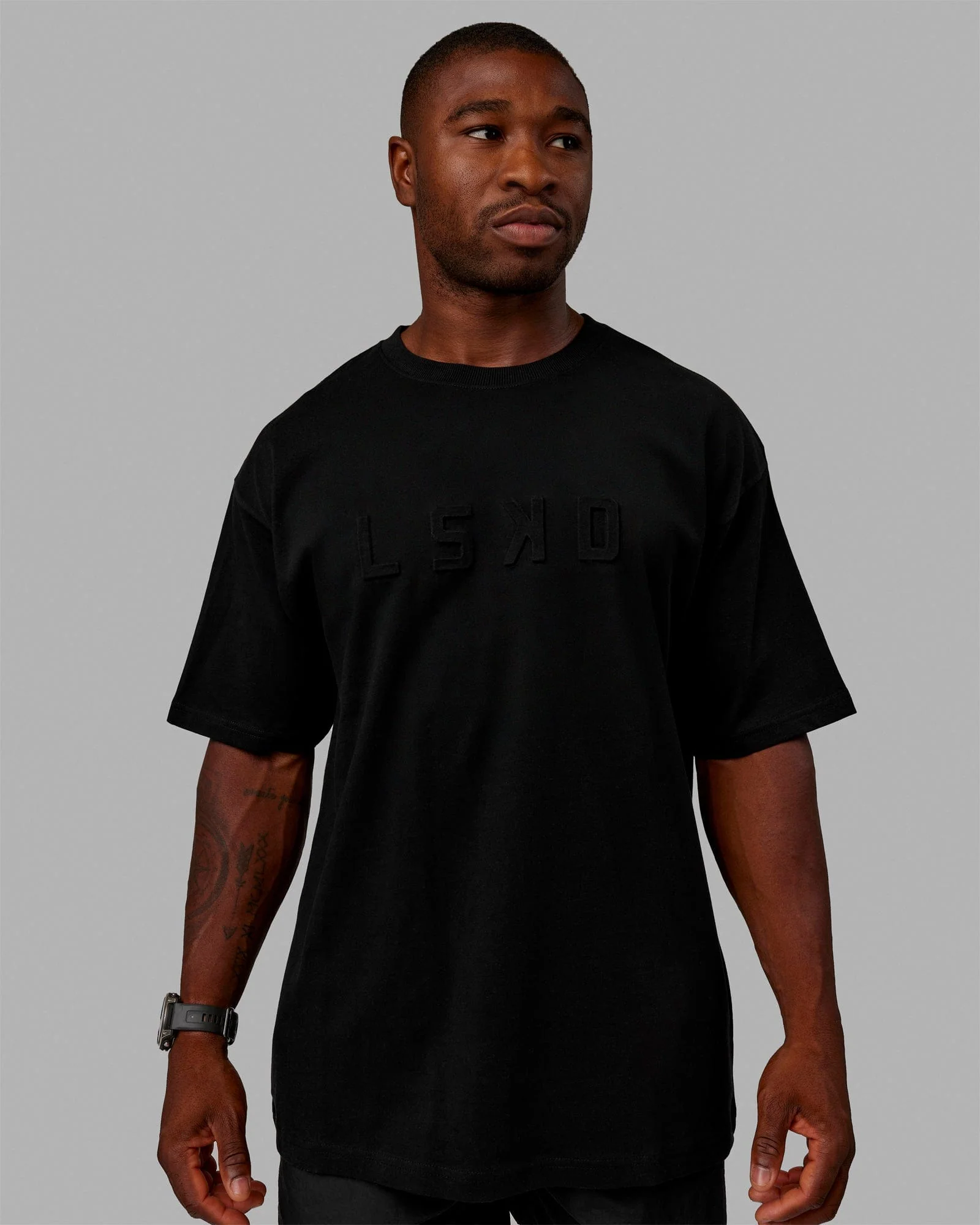 Stamped 2.0 Heavyweight Tee Oversize - Black
