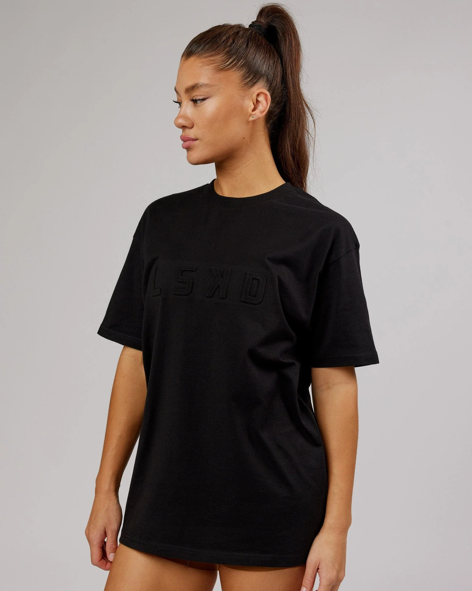 Stamped 2.0 Heavyweight Tee Oversize - Black