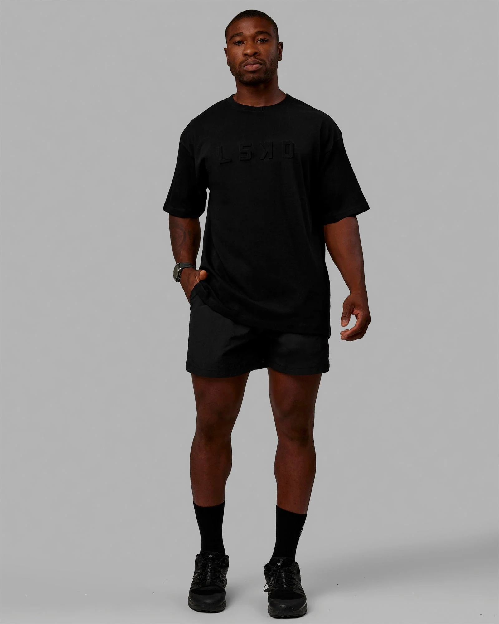 Stamped 2.0 Heavyweight Tee Oversize - Black