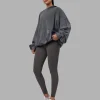 ETJ Values Washed Oversize Hoodie - Dark Storm-Light Bubblegum