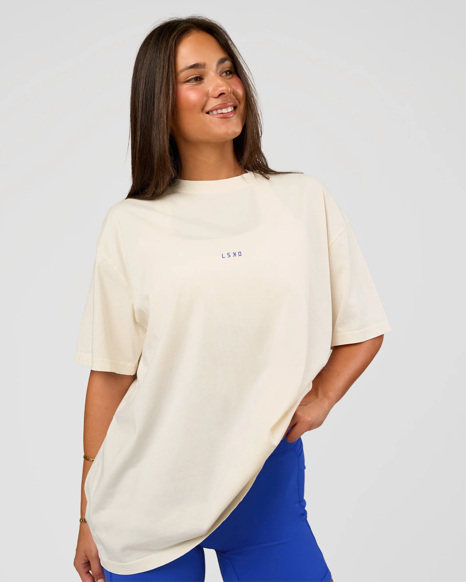 18734-off-white-washed-electric-indigo-2xs-off-white-washed-electric-indigo-2xs-variation-1.webp Built On Values Oversized Washed Tee - Off White Washed-Electric Indigo