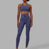 Resistance Ribbed Sports Bra - Future Dusk