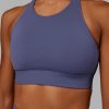 Resistance Ribbed Sports Bra - Future Dusk