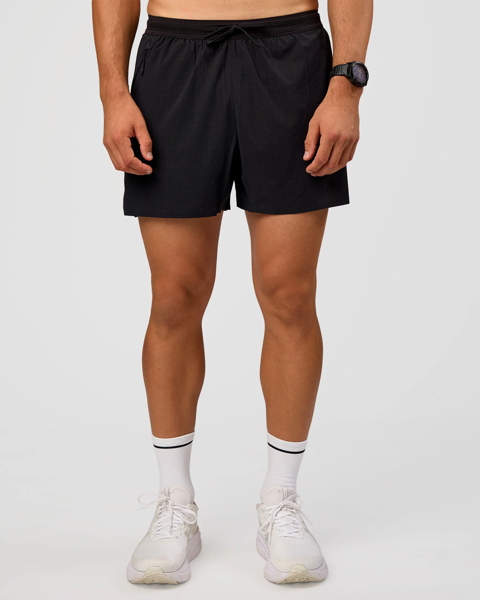 UltraAir 5" Lined Performance Short  - Black-Reflective