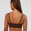 Peaches Wrap Sports Bra - Hot Chocolate