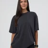 Lifting Club FLXCotton Tee Oversize - Black Washed