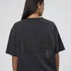 Lifting Club FLXCotton Tee Oversize - Black Washed