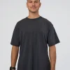 Lifting Club FLXCotton Tee Oversize - Black Washed