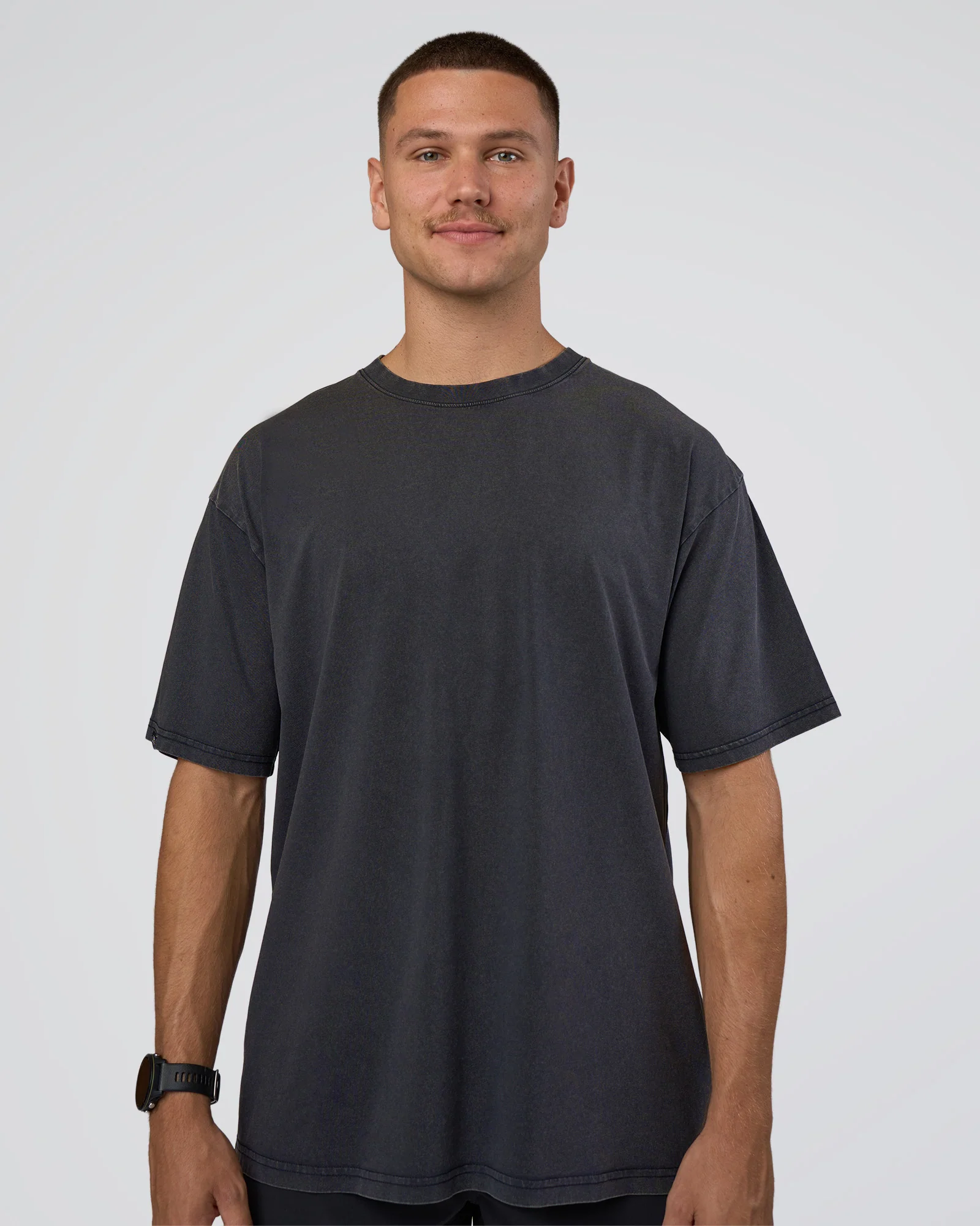 Lifting Club FLXCotton Tee Oversize - Black Washed