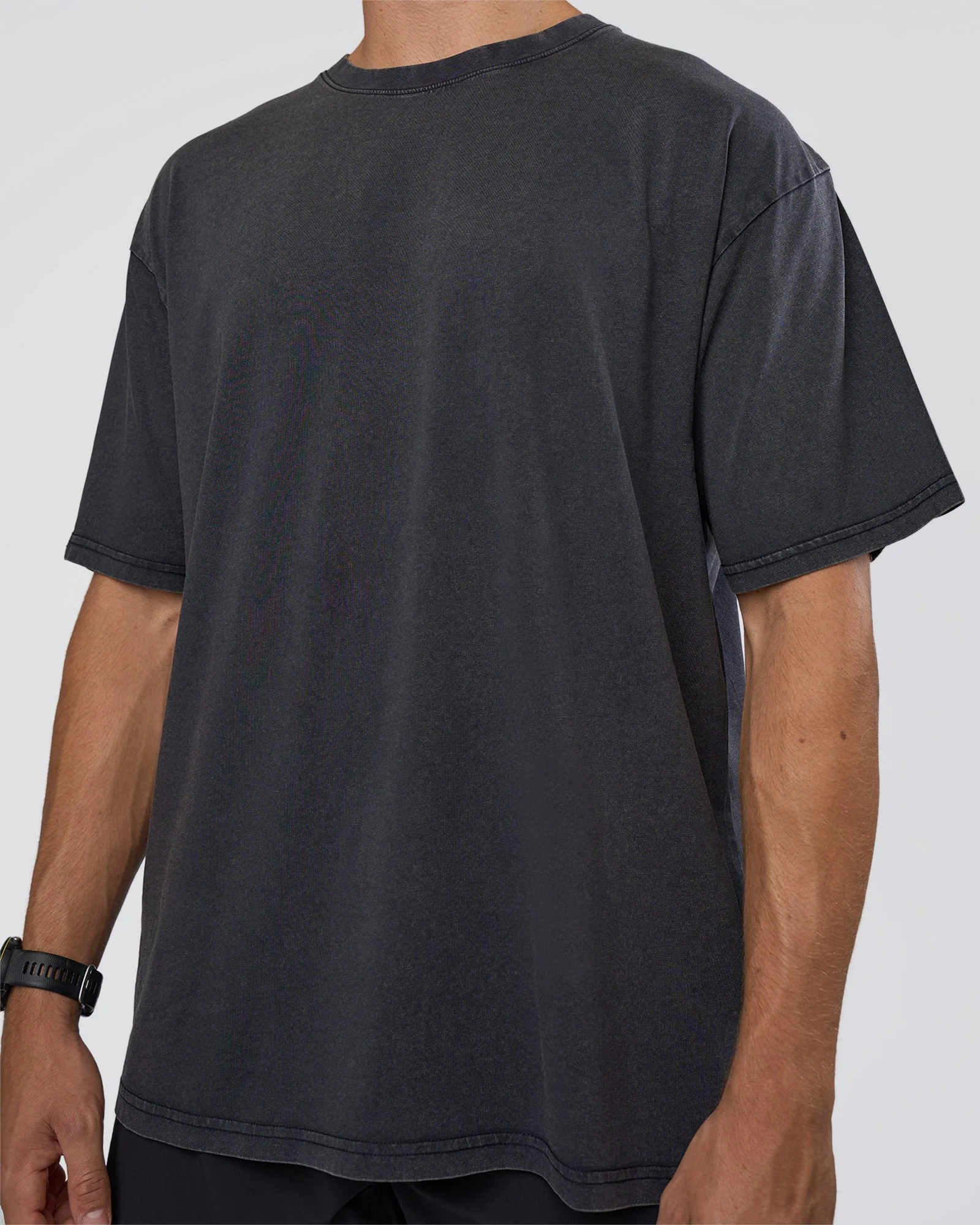 Lifting Club FLXCotton Tee Oversize - Black Washed