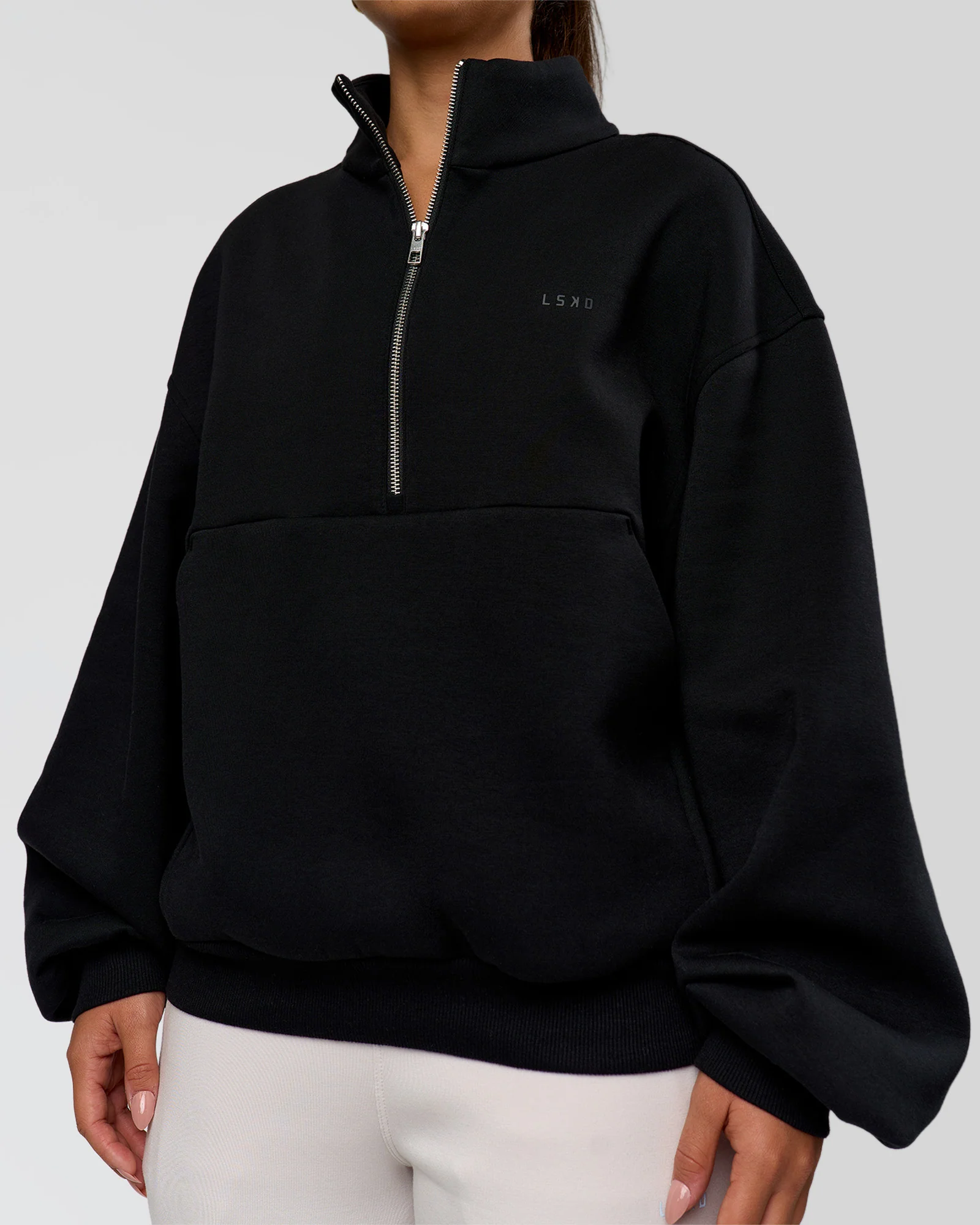 1888-luxe-zerocrease-spacer-half-zip-black-7.webp Luxe ZeroCrease Spacer Half Zip - Black