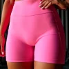 Fusion V-Contour Ultra High-Rise 4" Short Pockets - Sugar Plum