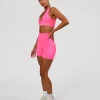 Fusion V-Contour Ultra High-Rise 4" Short Pockets - Sugar Plum