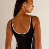 Power Sweetheart Shelf Bra Tank - Black
