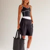 Power Sweetheart Shelf Bra Tank - Black