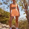 Fusion Ultra High-Rise 4" Short Pockets - Cantaloupe