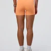 Fusion Ultra High-Rise 4" Short Pockets - Cantaloupe