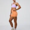 Fusion Ultra High-Rise 4" Short Pockets - Cantaloupe