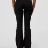 1897-cf-fold-over-high-rise-flared-legging-black-4.webp CF Fold Over High-Rise Flared Legging - Black