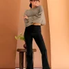 1897-cf-fold-over-high-rise-flared-legging-black-5.webp CF Fold Over High-Rise Flared Legging - Black