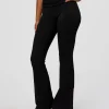 1897-cf-fold-over-high-rise-flared-legging-black-9.webp CF Fold Over High-Rise Flared Legging - Black