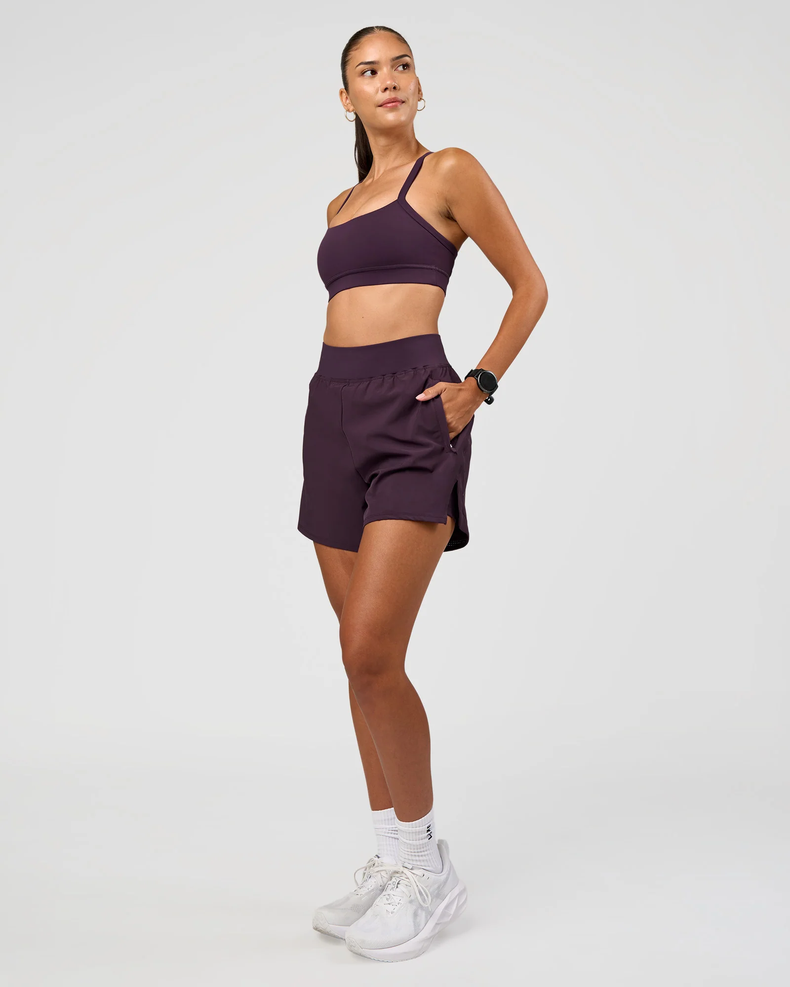 Challenger 5" Lined Performance Short - Midnight Plum