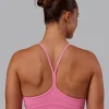 Lift High Neck Sports Bra - Candy Pink