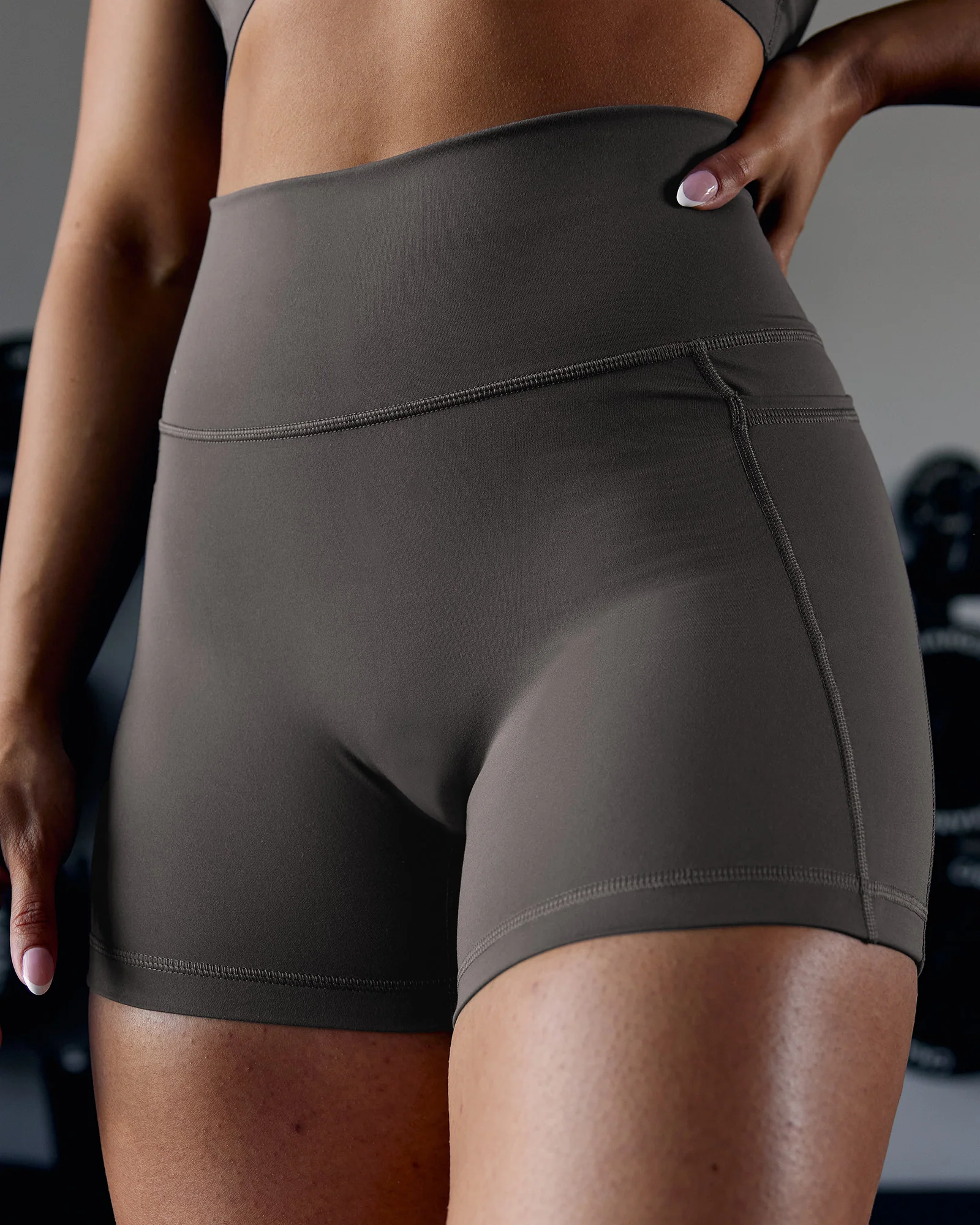 Fusion Ultra High-Rise 4" Short Pockets - Dark Storm