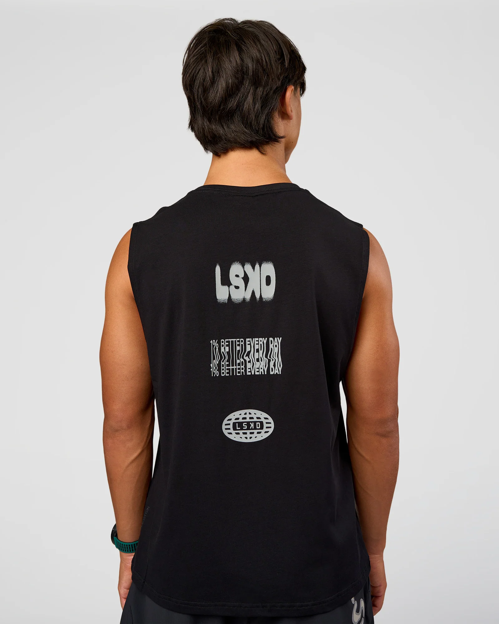 Static Grit FLXCotton Tank - Black