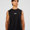 Static Grit FLXCotton Tank - Black