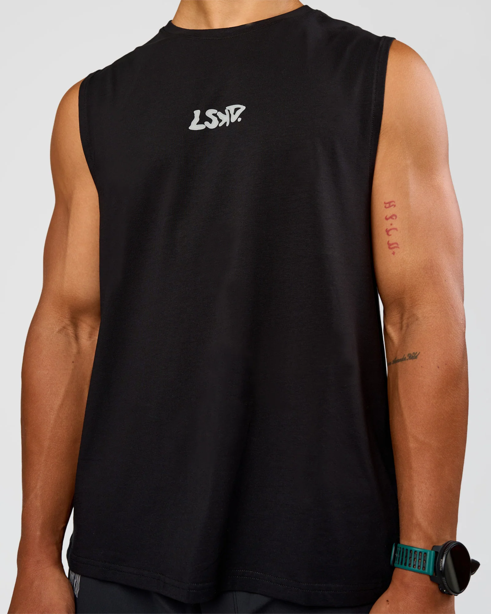 Static Grit FLXCotton Tank - Black