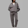 Stream Oversized Panel Zip Hoodie - Storm Front