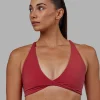 Agile Sports Bra - Claret