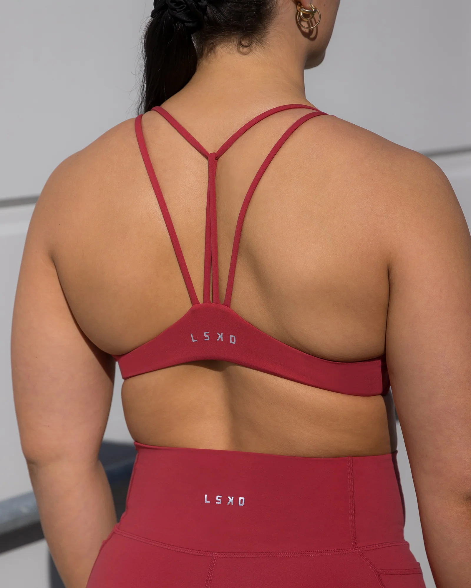 Agile Sports Bra - Claret