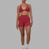 Agile Sports Bra - Claret