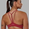Agile Sports Bra - Claret