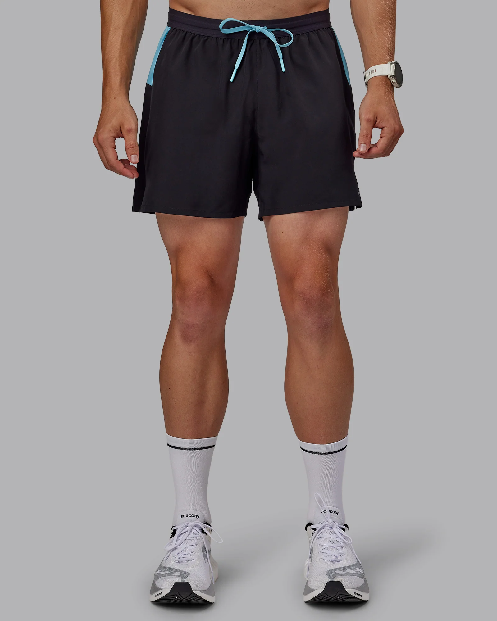 19147-pace-5-lined-running-short-black-retro-blue-2.webp Pace 5" Lined Running Short - Black-Retro Blue