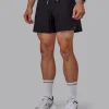 19147-pace-5-lined-running-short-black-retro-blue-6.webp Pace 5" Lined Running Short - Black-Retro Blue