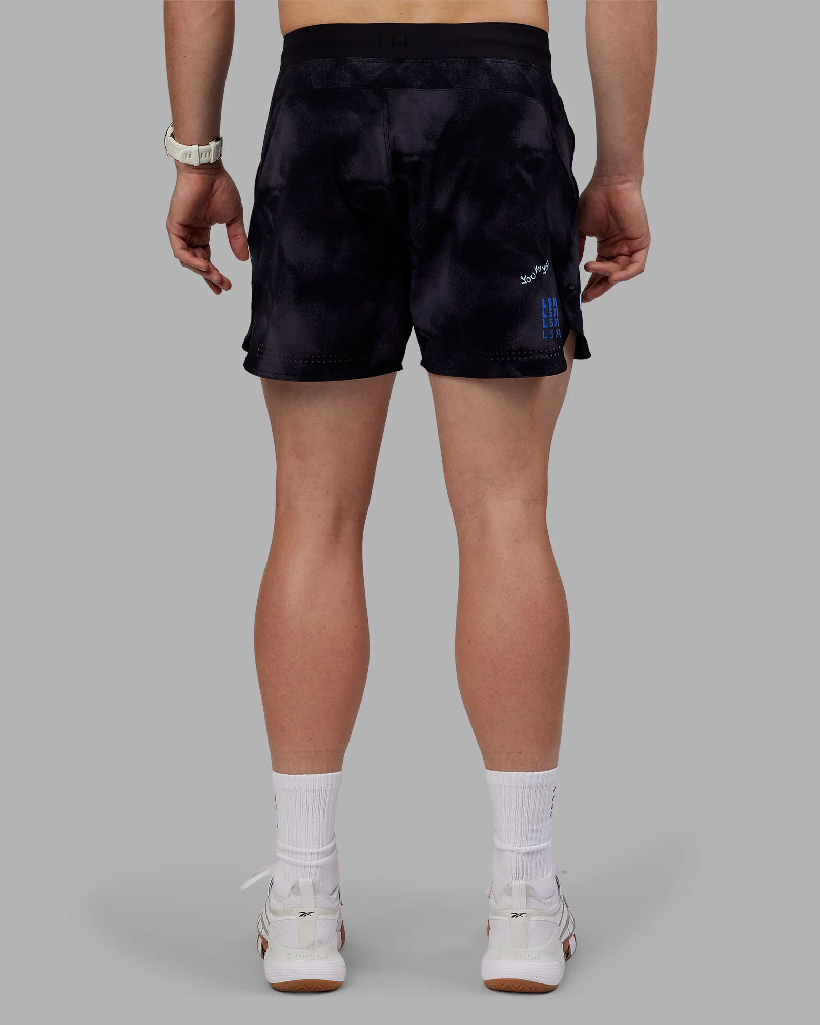 Lift 6" Short - Black Washed-Blue